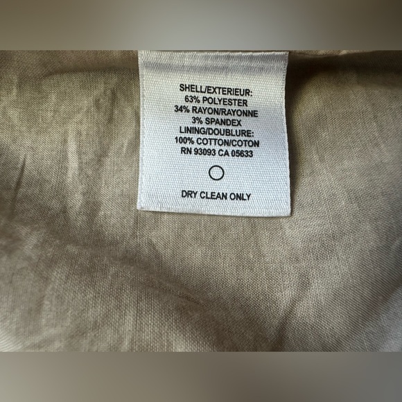 Nic + Zoe Micro Check Structured Jacket | Size 6 | Brown & Cream - Picture 10 of 13